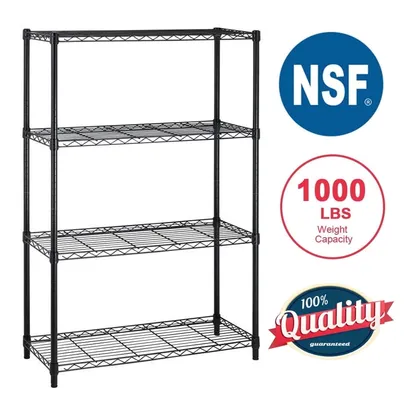  4 Shelf Wire Shelving Unit Garage BestOffice