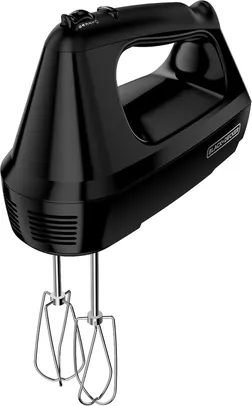 Black+Decker 6-Speed Hand Mixer w/ 5 Attachments & Storage Case (Black)