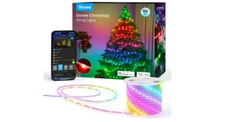 66' Govee Smart RGBIC 200LED Christmas Lights