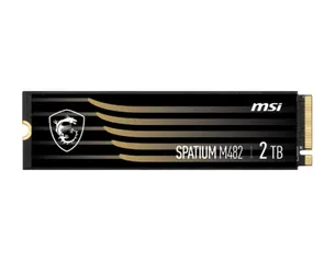 2TB MSI SPATIUM M482 M.2 2280 PCIe Gen4 x4 NVMe Solid State Drive