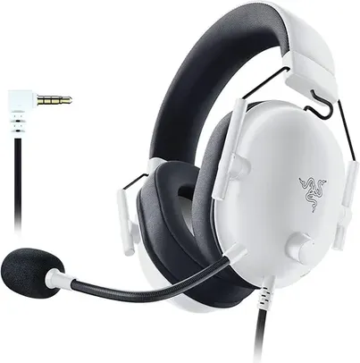 Razer BlackShark V2 X Wired 3.5mm Gaming Headset (White)