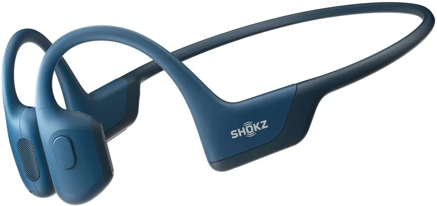 Shokz OpenRun Pro Premium Bone Conduction Open-Ear Sport Headphones (Steel Blue)