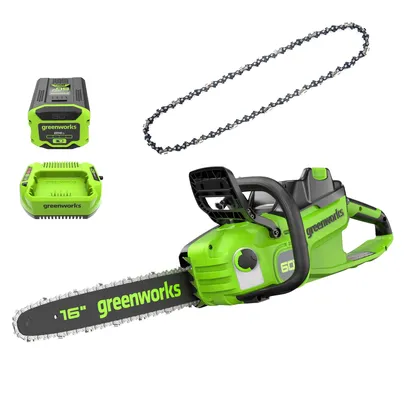 Greenworks 60V 16" 1.5kW Brushless Chainsaw 