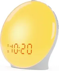 Wake Up Light Sunrise Alarm Clock for Kids, Heavy Sleepers, Bedroom
