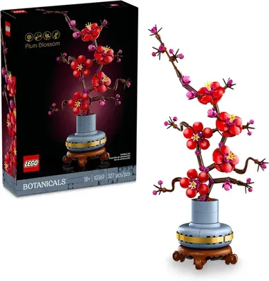 327-Piece LEGO Icons Plum Blossom Building Set