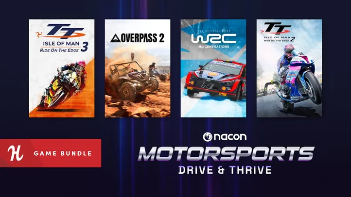 12-Item Drive & Thrive Bundle: TT Isle of Man: Ride on the Edge 3, Overpass 2 & More (PC Digital Download)