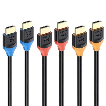 3-Pack 6.6' Cable Matters Certified 8K Ultra High Speed Certified HDMI 2.1 Cables