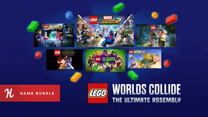 19-Item LEGO Worlds Collide: The Ultimate Assembly Game Bundle