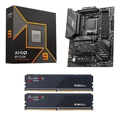 AMD Ryzen 9 9900X CPU + MSI X670E MAG Tomahawk Mobo + 32GB G.Skill DDR5-6000 RAM