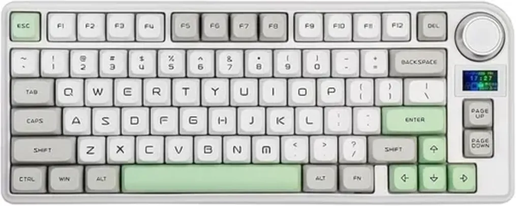 EPOMAKER TH80-X 75% Mechanical Keyboard with Flamingo Switches