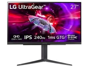 Gaming Monitor, 240Hz LG 27" UltraGear QHD (2560x1440)