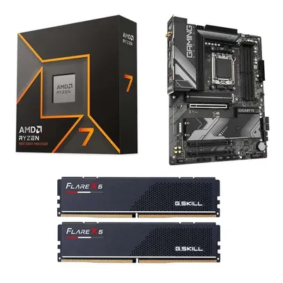 Bundle: AMD Ryzen 7 9700X + 32GB G.Skill Flare X5 + Gigabyte B650 Gaming X AX v2