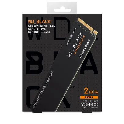 WD_BLACK 2TB SN850X NVMe Internal Gaming SSD Solid State Drive - Gen4 PCIe, M.2 2280