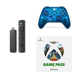 [BUNDLE] Amazon Fire TV Stick 4K Max + Xbox Wireless Controller + 1-Mo Game Pass Ultimate