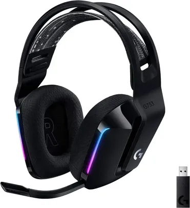 Gaming Headset with Suspension Headband - Black 