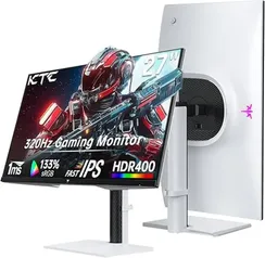 27" KTC WQHD 300Hz IPS Gaming Monitor (White)