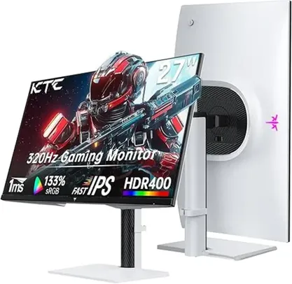 27" KTC WQHD 300Hz IPS Gaming Monitor (White)