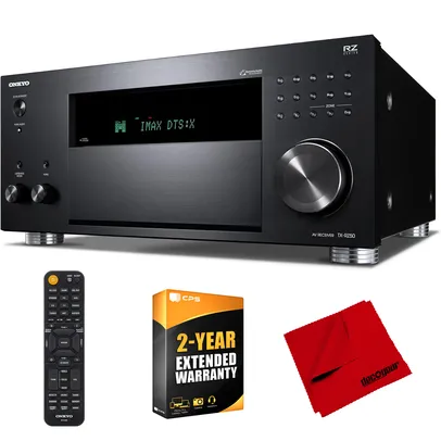 Onkyo TX-RZ50 9.2-Channel THX Certified AV Receiver + 2 Year Warranty  Bundle