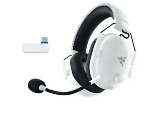 Razer - BlackShark V2 Pro Wireless Gaming Headset for PS5 - White