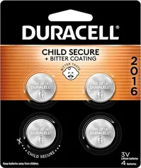 4-Count Duracell CR2016 3V Lithium Battery