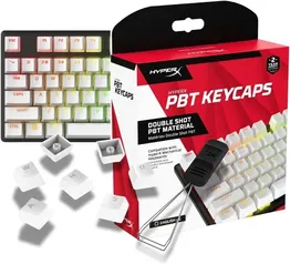 HyperX Double Shot PBT Keycaps (White)