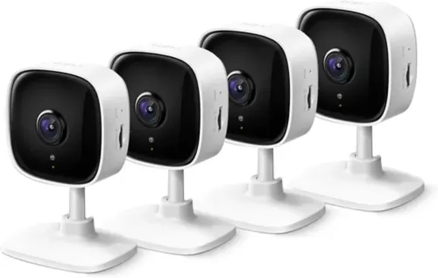 4-Pack TP-Link Tapo C110 3MP Indoor Wi-Fi Security Camera w/ Night Vision