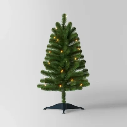 Pre-lit Alberta Spruce Artificial Christmas Tree - Wondershop™